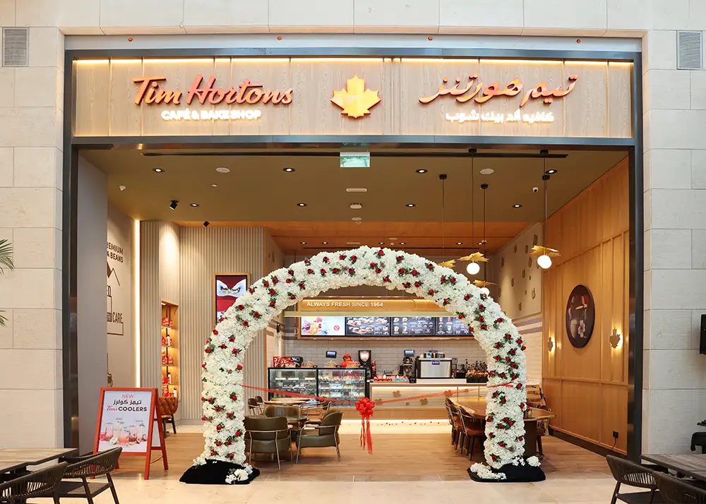 Celebrating the 11th Tim Hortons café in Kuwait